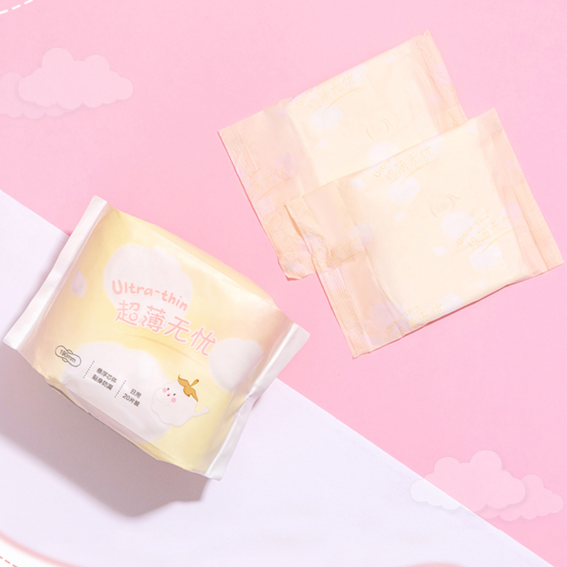 名创优品 (miniso) 防侧漏超薄无忧卫生巾190mm(12片装)