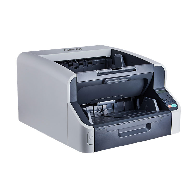 齐心(COMIX)QX6300国产扫描仪 高速馈纸式彩色双面快速扫描A3幅面120ppm/240ipm高清大图