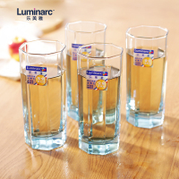 Luminar乐美雅(Luminarc)水具套装5件套八角壶凝彩玻璃水杯水具水壶冷热水壶1.1LJ5263不保温