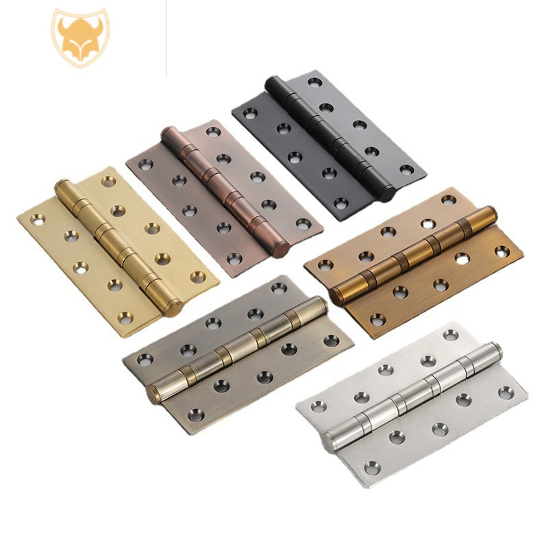 西默4寸5寸加厚不锈钢轴承折叠门窗木门小合页橱柜大全门铰链