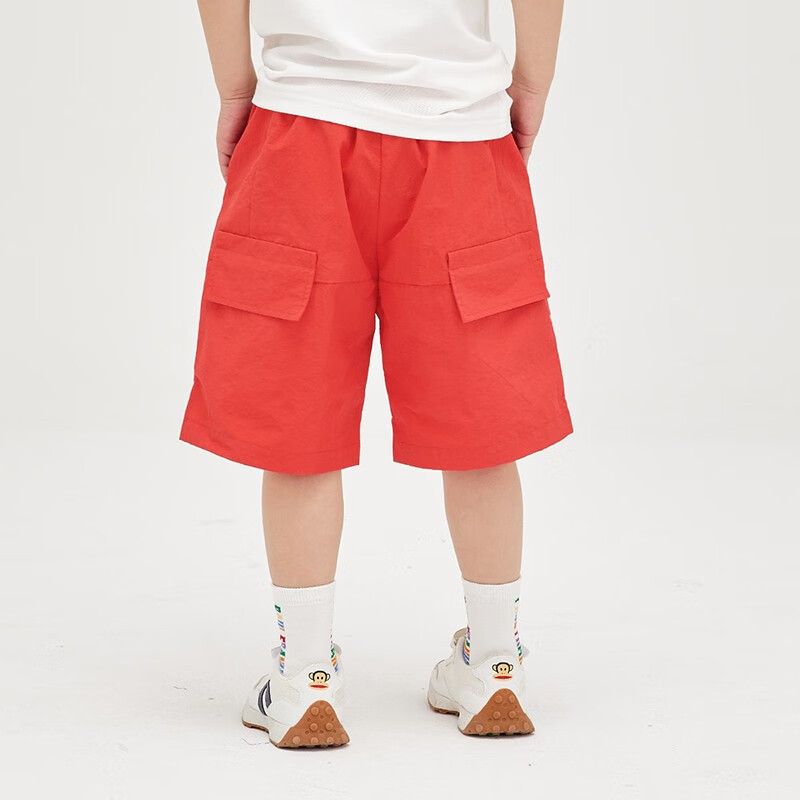 3515325214b大嘴猴(paul frank)童装儿童裤子宽松简约潮流纯色夏季