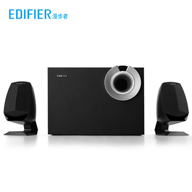 漫步者(EDIFIER)R201BT 多媒体音箱 2.1声道电脑音箱 游戏音箱 黑色