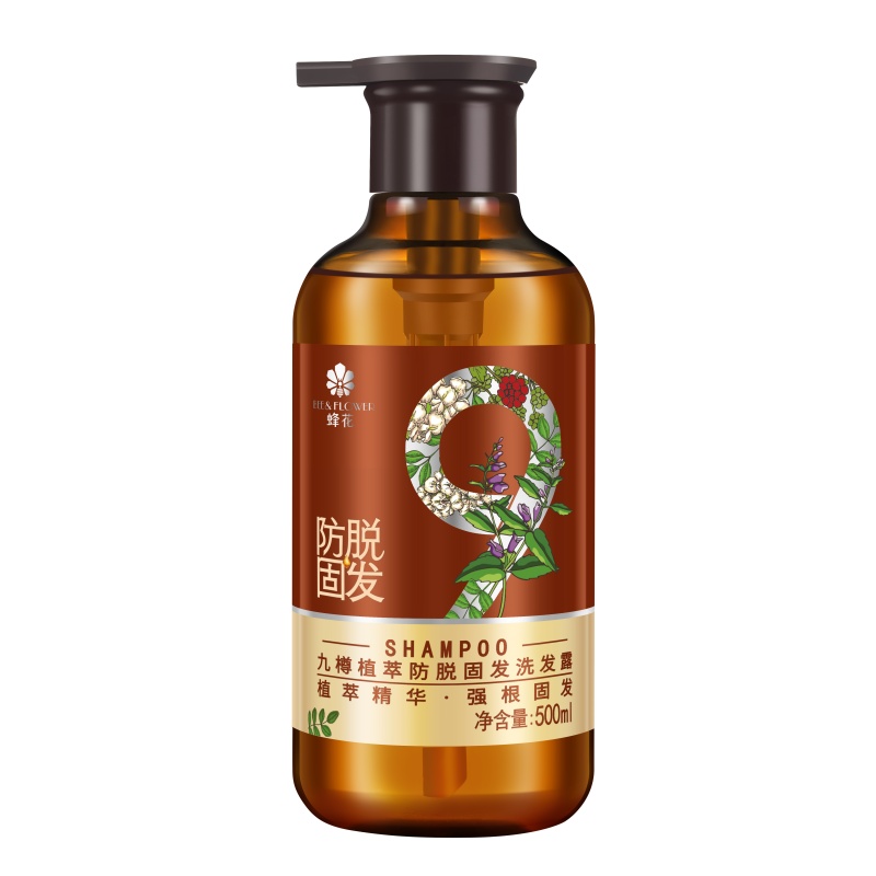 500ml蜂花九樽植萃固发防脱洗发露