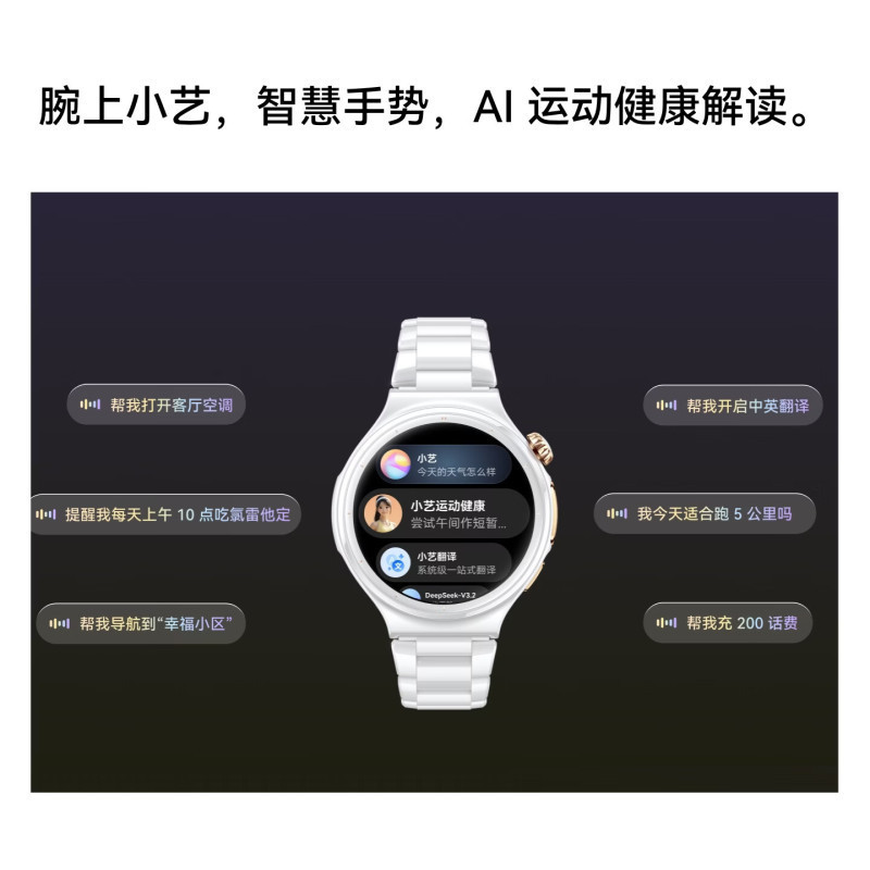 华为HUAWEI WATCH 6 Pro 46mm钛空银航空级钛合金AI健康洞察血管与代谢风险研究华为智能通话手表高清大图