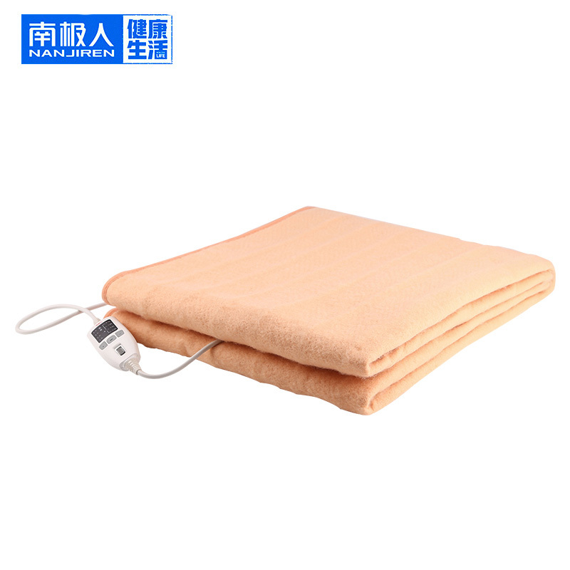 南极人(NanJiren)电热毯T180*150-1X双人电褥子调控温可定时家用电热毯子