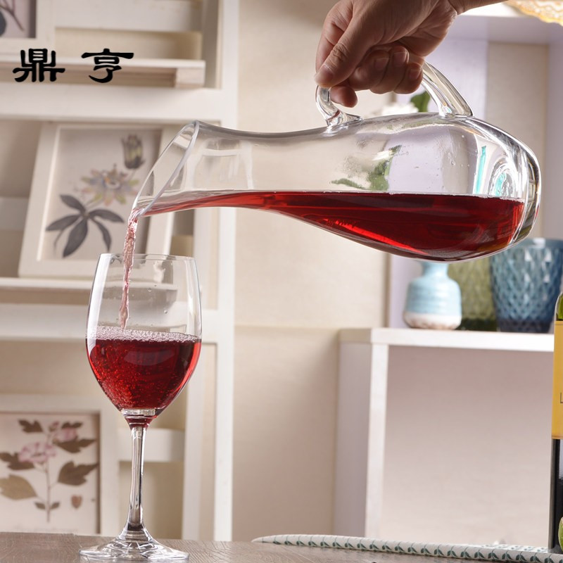 鼎亨醒酒器家用个性红酒壶 葡萄酒小号欧式酒具 无铅水晶玻璃分酒