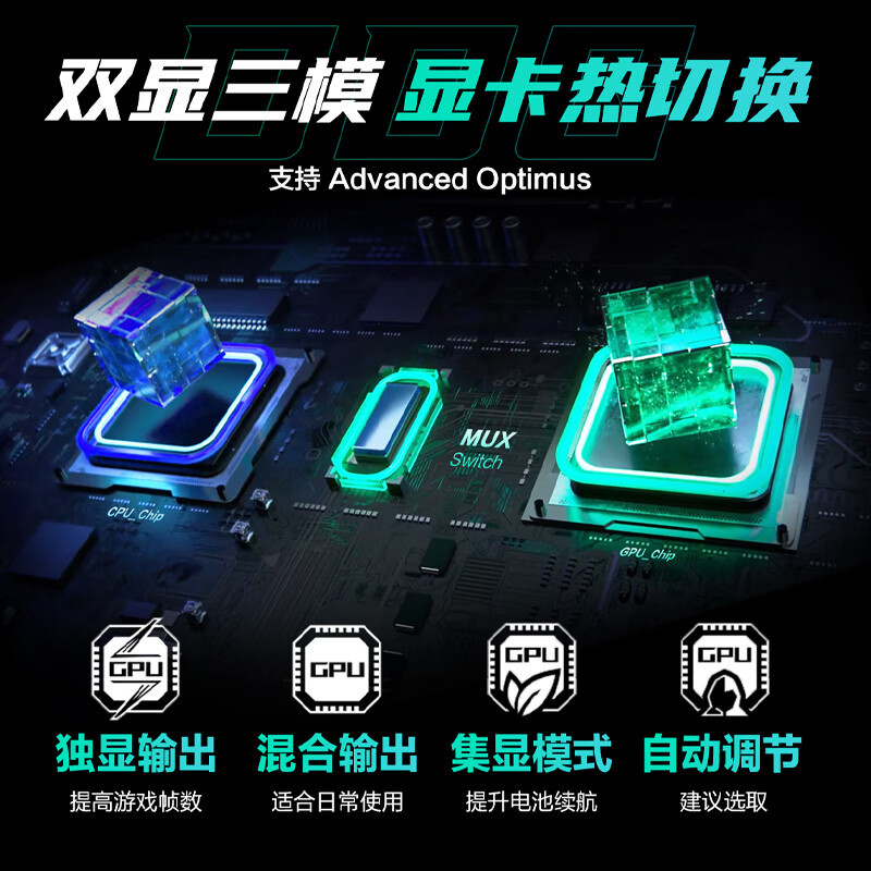 华硕天选6Pro 酷睿版 i7-14650 16G 1T RTX5050 魔幻青高清大图