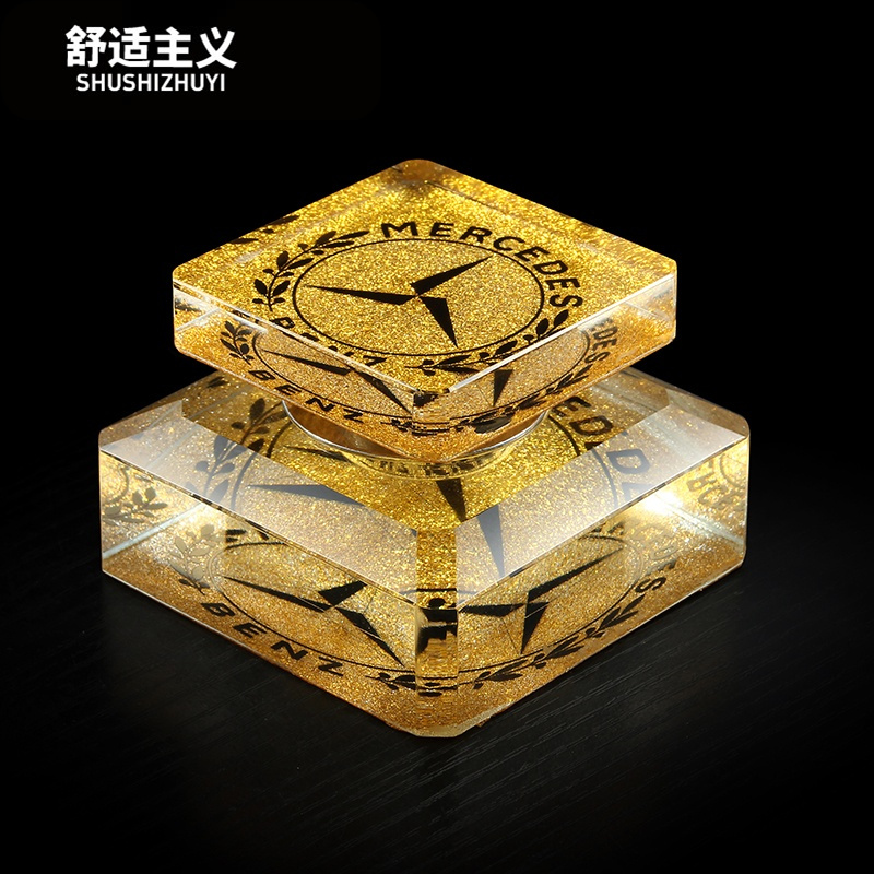 高档汽车香水座车载水晶摆件车用香水饰品创意送人礼品保时捷改装