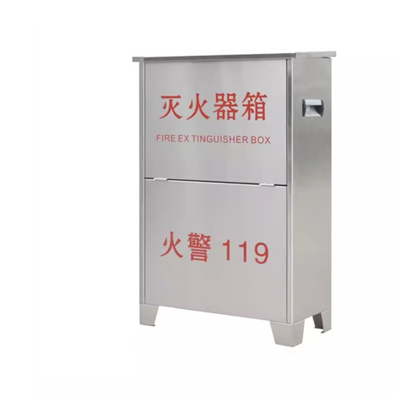 迅迈 5公斤不锈钢灭火器专用箱 家用商用组合套装 铁皮不锈钢2只装消防器材