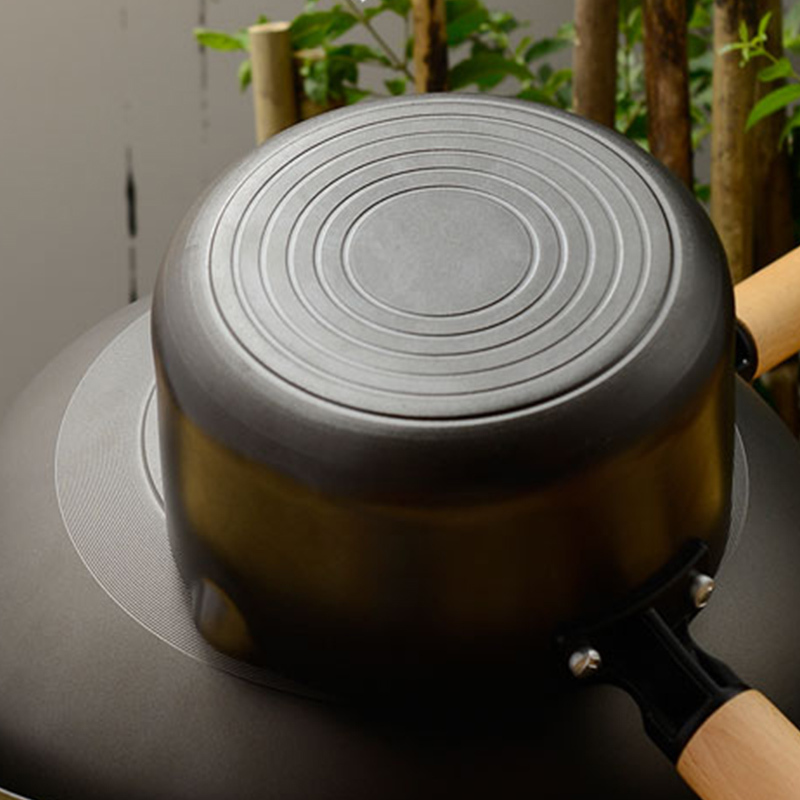 智贤 JSYO-礼拉芙精铁 煎炒锅 奶锅 两件套 养生 煎 炒煮多用锅 通用炉具 28煎+16奶