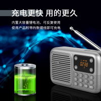 熊猫S3收音机老人播放器老年专用唱戏录音播放音响一体半导体 含3C充电器 8G U盘内存卡