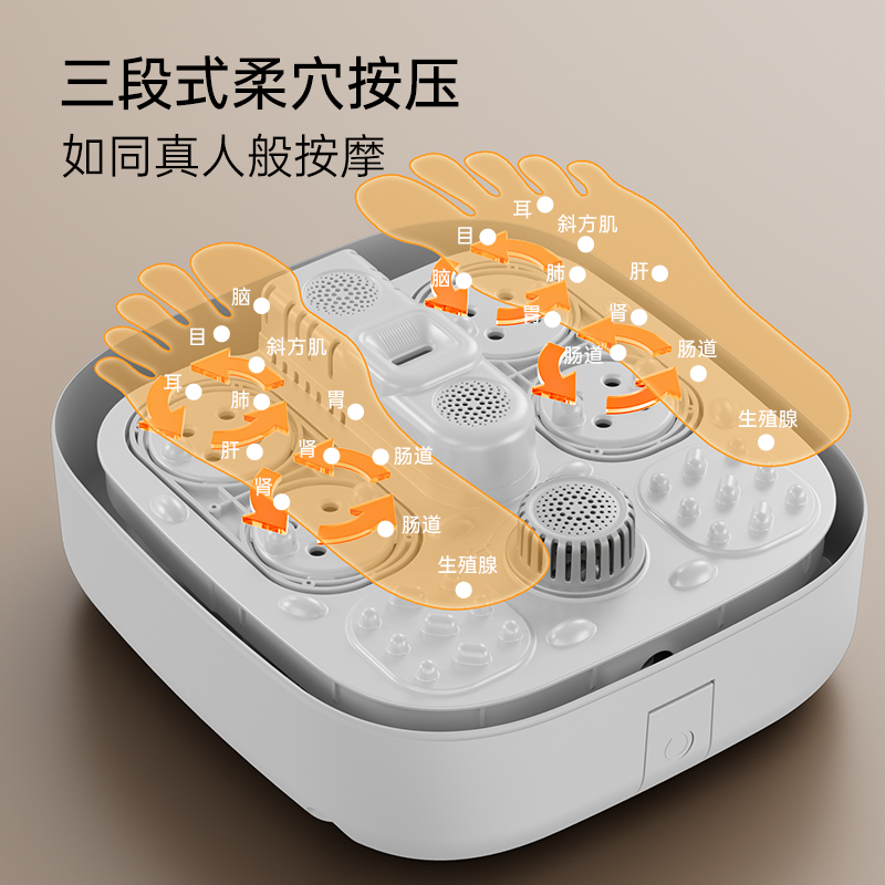 海尔(Haier)足浴盆HQY-J631W自动按摩 恒温调节 杀菌高清大图
