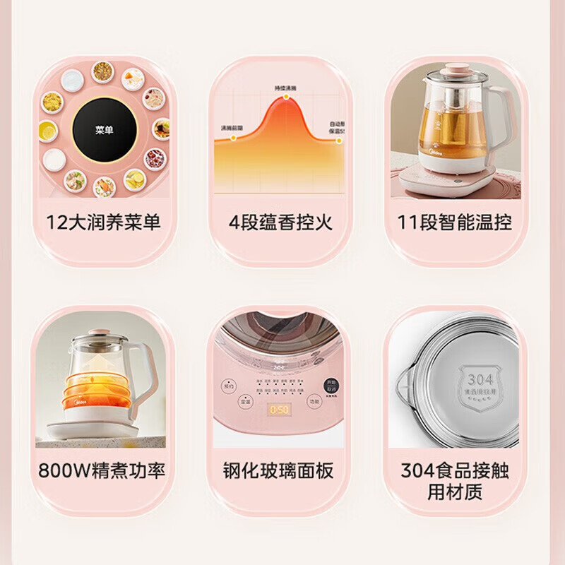 美的1.5L养生壶MK-GE1511高清大图