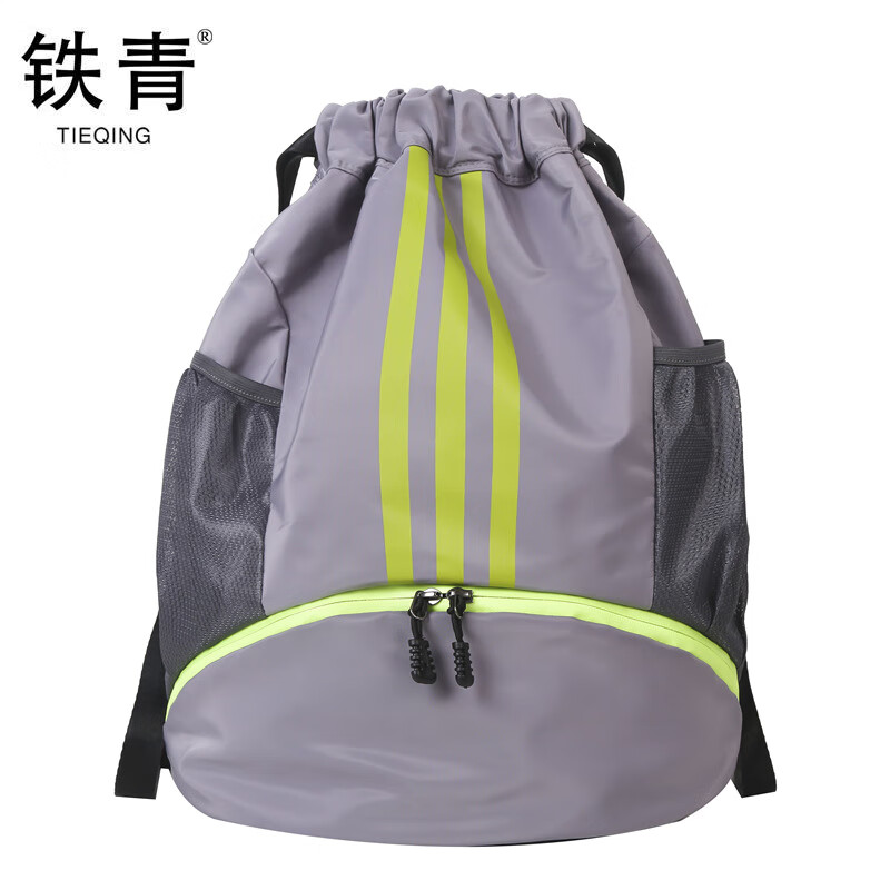 铁青束口袋双肩背包 W5/袋高清大图