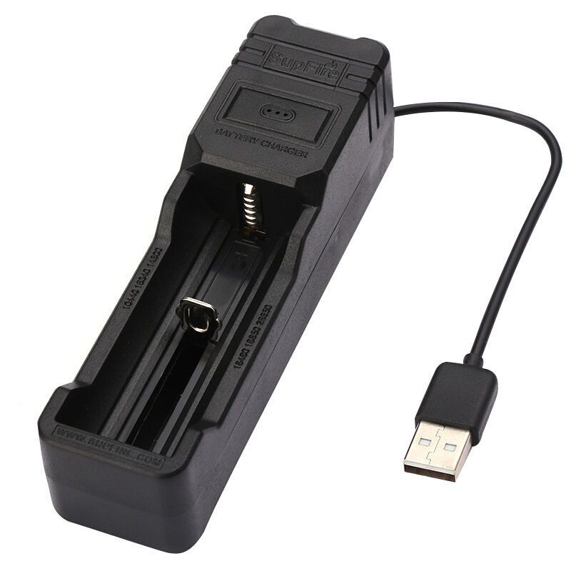 supfire神火26650可充电锂电池大容量强光手电手电筒电池充电器ac16锂