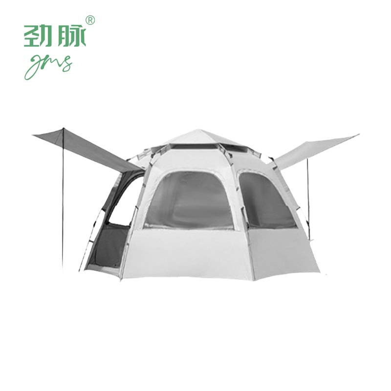 劲脉 全自动六角帐篷 防潮垫-240*280*160CM 顶高清大图