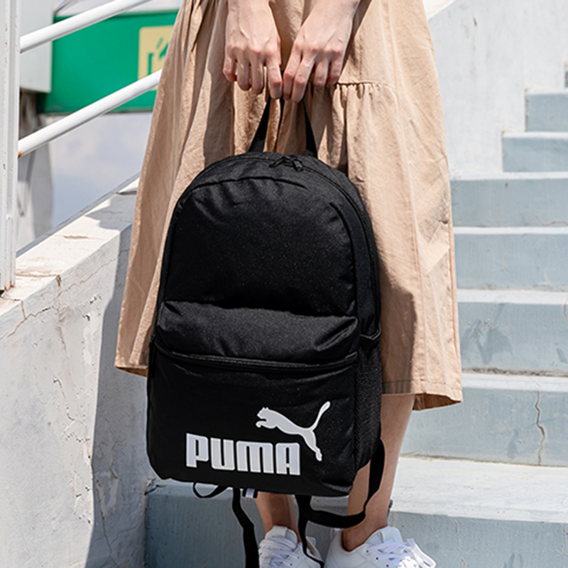 Puma/彪马男包女包新款大容量运动休闲双肩包电脑包学生书包075487-01 ZP高清大图