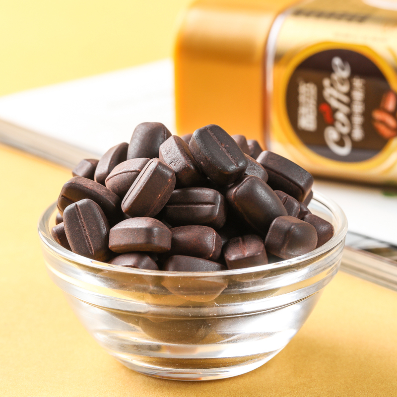 酷莎网红糖果咖啡糖嚼着吃的咖啡硬糖提神送男朋友礼物实用摩卡味