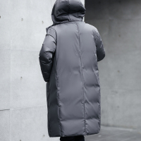 2020新款羽绒服男中长款冬季男装休闲保暖外套潮大码白鸭绒外套