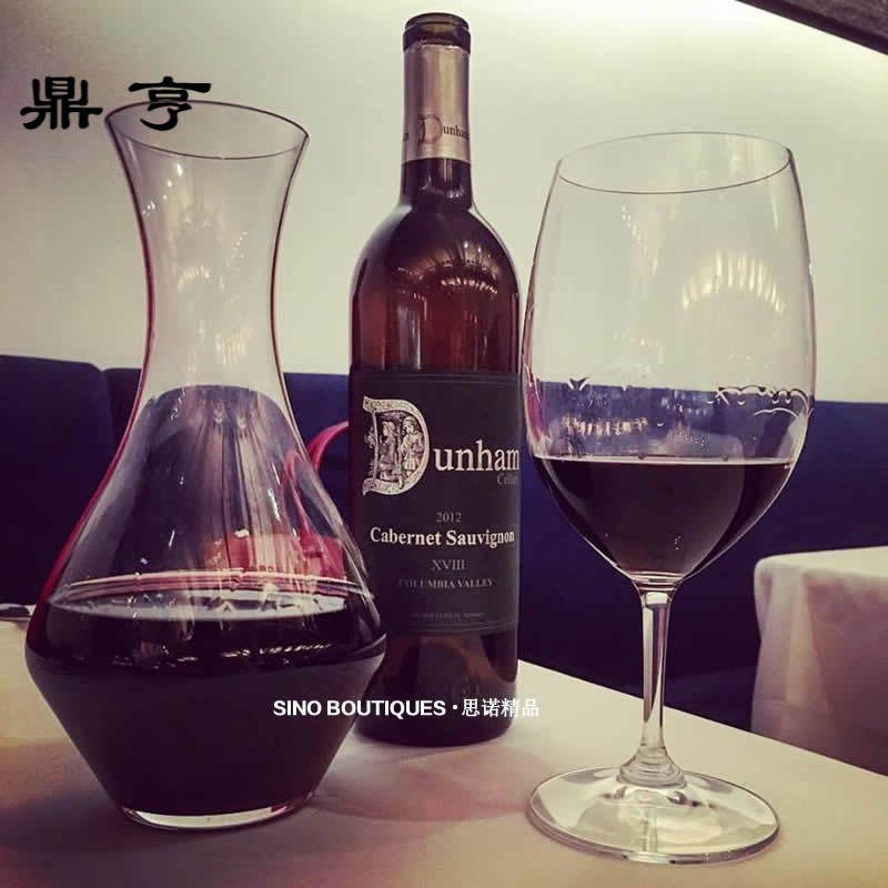 鼎亨德国进口无铅玻璃梅洛红酒醒酒器家用分酒壶酒具小号970ml