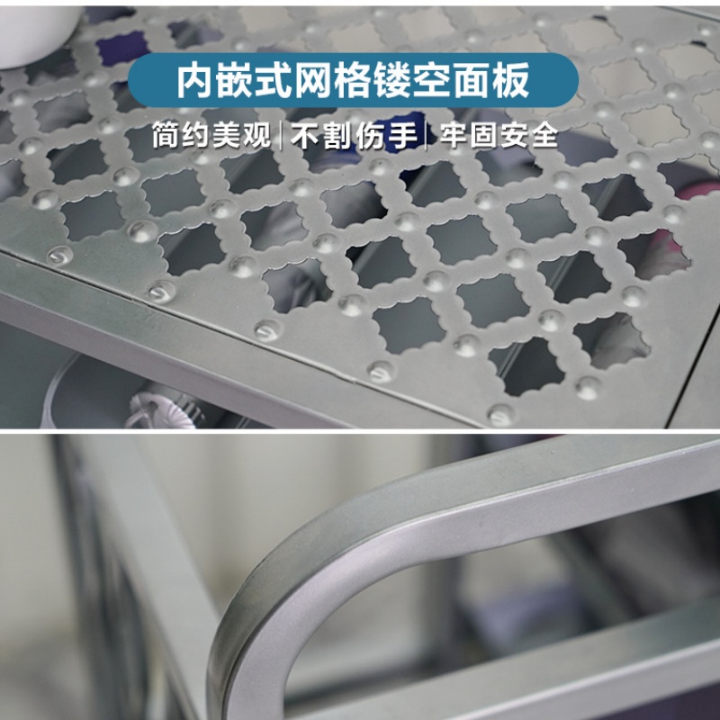 雨伞架商用雨伞收纳架学校图书馆单位门口放伞架6层10孔 银色高清大图
