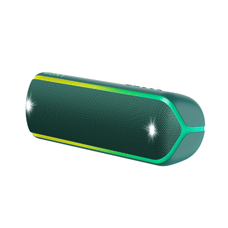 索尼(SONY)SRS-XB32 重低音无线音箱 炫彩灯光 长久续航 IPX6/7防水防尘 绿色
