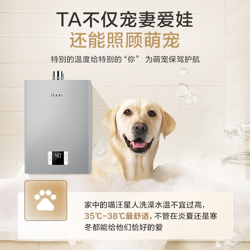 [重磅新品推荐]Rinnai/林内RUS-16QS42W 16升家用恒温防冻燃气热水器