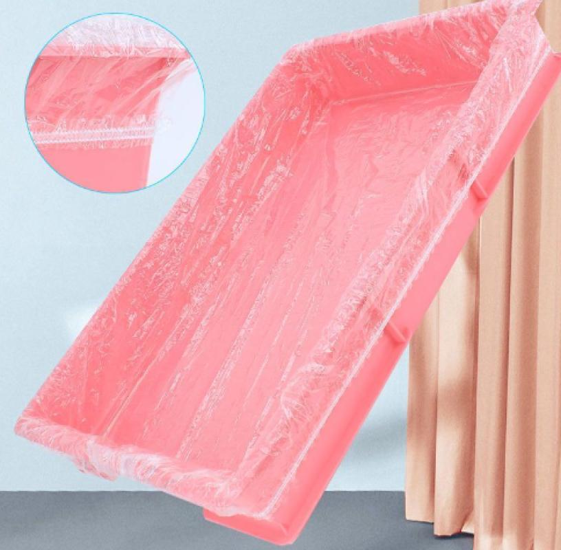 兔笼薄膜套垫一次性松紧加厚鸟笼狗笼底盘厕所粪便接尿托盘套-大号;【50个装】