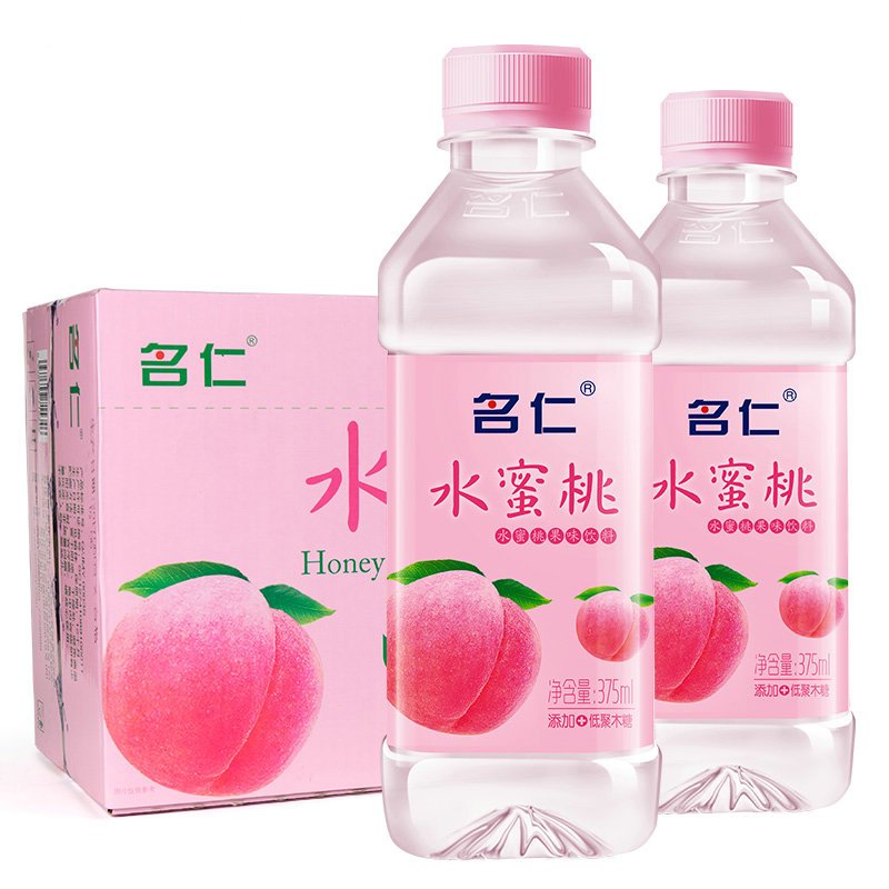 名仁苏打水(水蜜桃)375ml