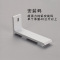 添福运 铝合金窗帘盒轨道挡板一体式顶装窗帘轨道盒子定制滑轮单轨双轨窗帘盒子轨道一体滑道定制