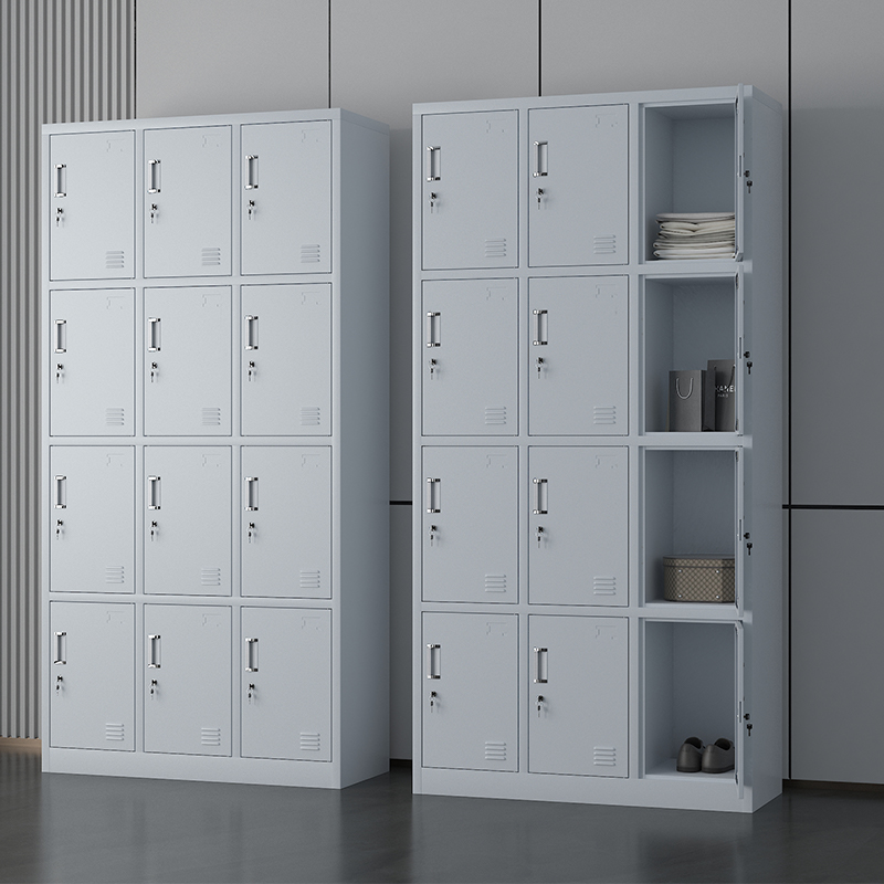 中豫鑫泽ZYXZ4071965铁皮更衣柜储物柜寄存包柜12门更衣柜(加厚款)高清大图