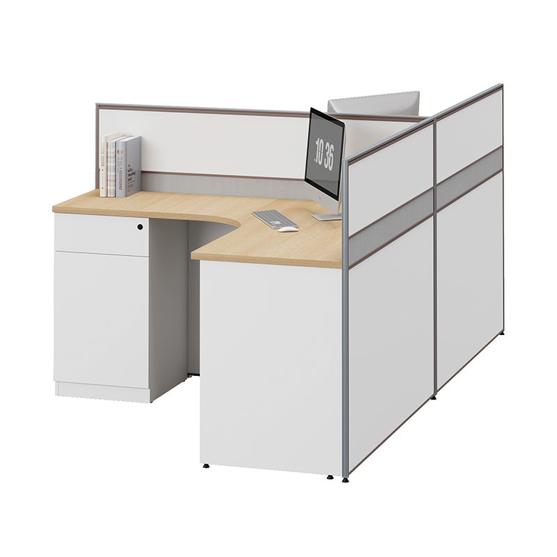 臻远ZYGW-009职员桌办公桌屏风工作卡位 T型双人位