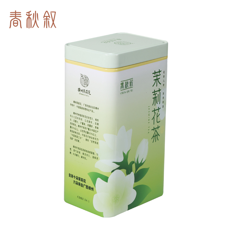 春秋叙 茉莉花茶 茉莉芽萃250g/罐高清大图