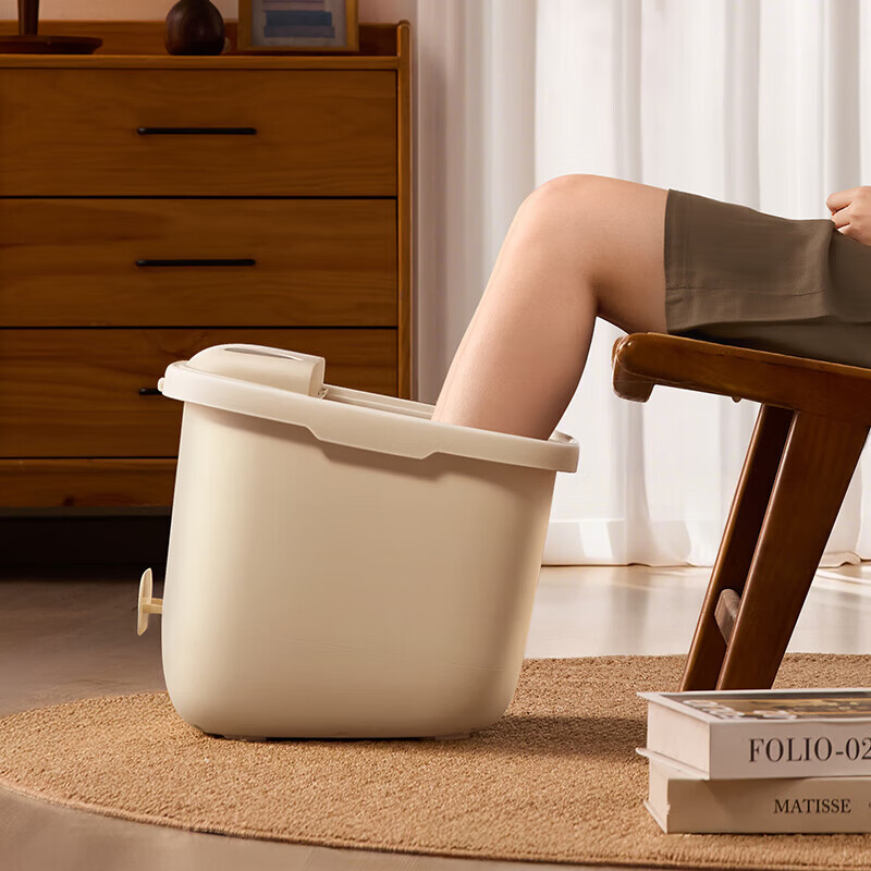 小熊(Bear)泡脚桶足浴盆洗脚盆高深桶电动按摩恒温银离子加热全自动 ZYP-N05Z1-P01高清大图