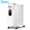 美的(Midea) 取暖器油汀 NY2513-16FRW 13片宽散热片 手机智控 24小时预约定时 家用取暖器