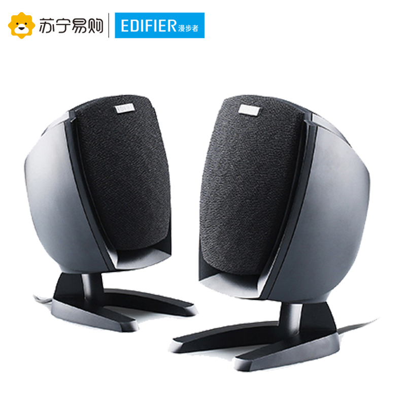 Edifier/漫步者 R201T08 台式音箱2.1声道低音炮重低音家用音响 黑色