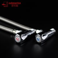 潜水艇角阀全铜冷热加厚三角阀家用热水器水龙头八字止水阀门开关