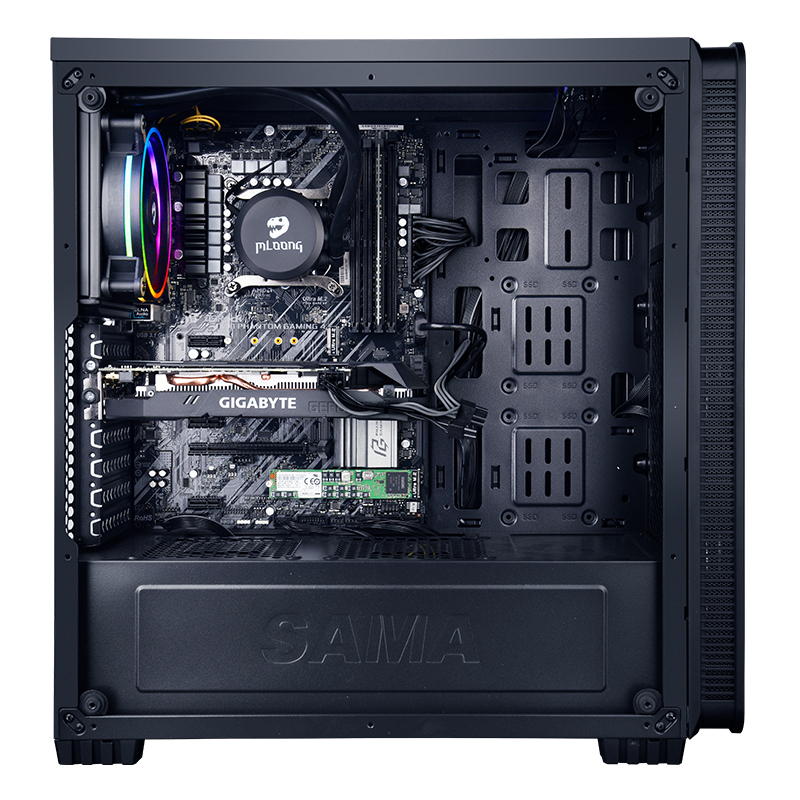 名龙堂i7 8700/RTX2060 6G组装DIY吃鸡游戏台式电脑主机全套高清大图