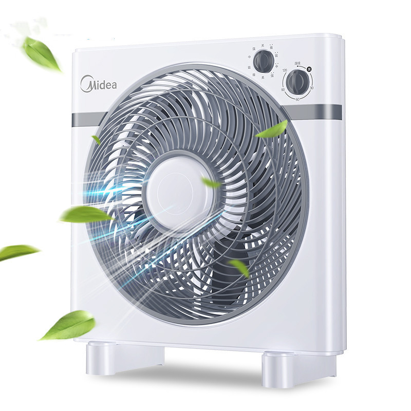 美的(midea)电风扇 kyt25-15aw 转页扇 台扇10吋小电扇落地家用 学生