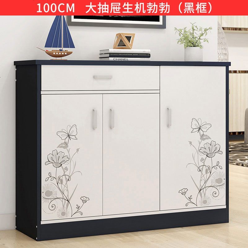 鞋柜简易家用多层经济型省空间鞋架简约仿实木口鞋柜收纳厅柜