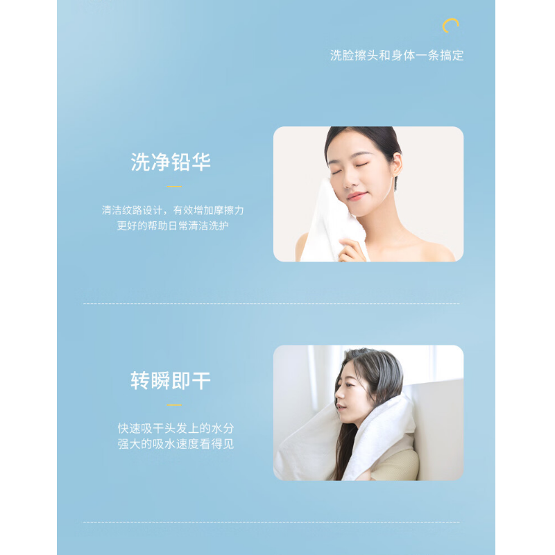 益美洁 YMJ-001一次性毛巾 加大加厚洗脸巾吸水旅行真空非压缩毛巾便携高清大图