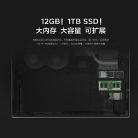 联想(Lenovo)小新Air15 2019款 15.6英寸超极本轻薄本 十代i7-10510U 12GB 1TB固态 MX250 2G独显 指纹背光 高色域 商务游戏笔记本电脑