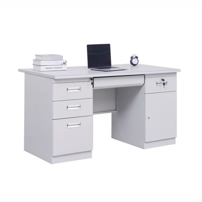 悦雅阁 钢制电脑桌 1.4米 张高清大图