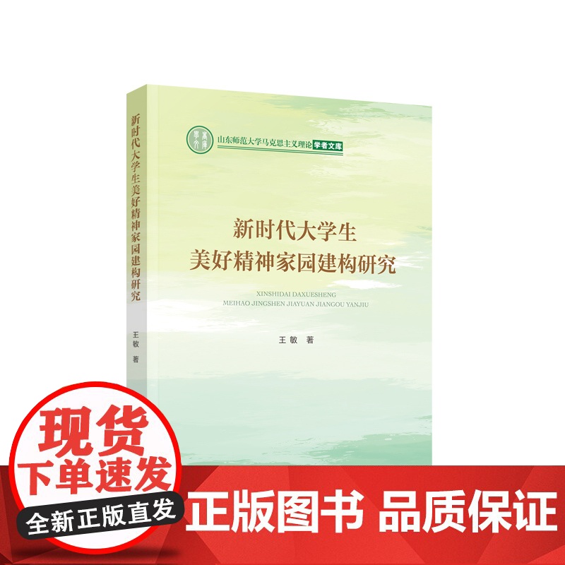 新时代大学生美好精神家园建构研究 王敏著 人民出版社高清大图