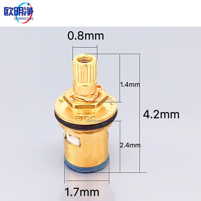 水龙头铜阀芯 4分 个高清大图