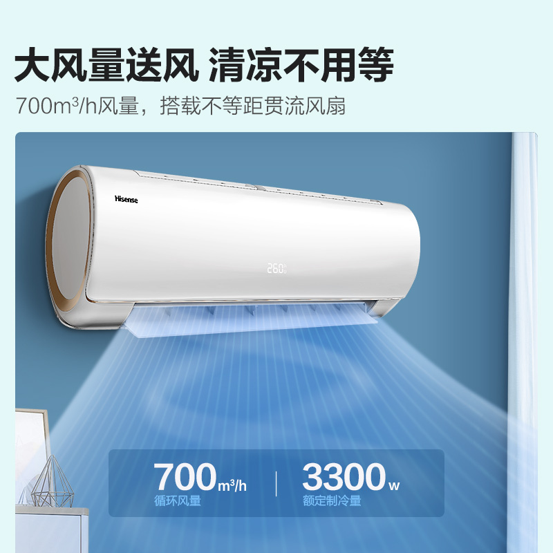 海信 1.5匹 新1级 变频 挂机空调