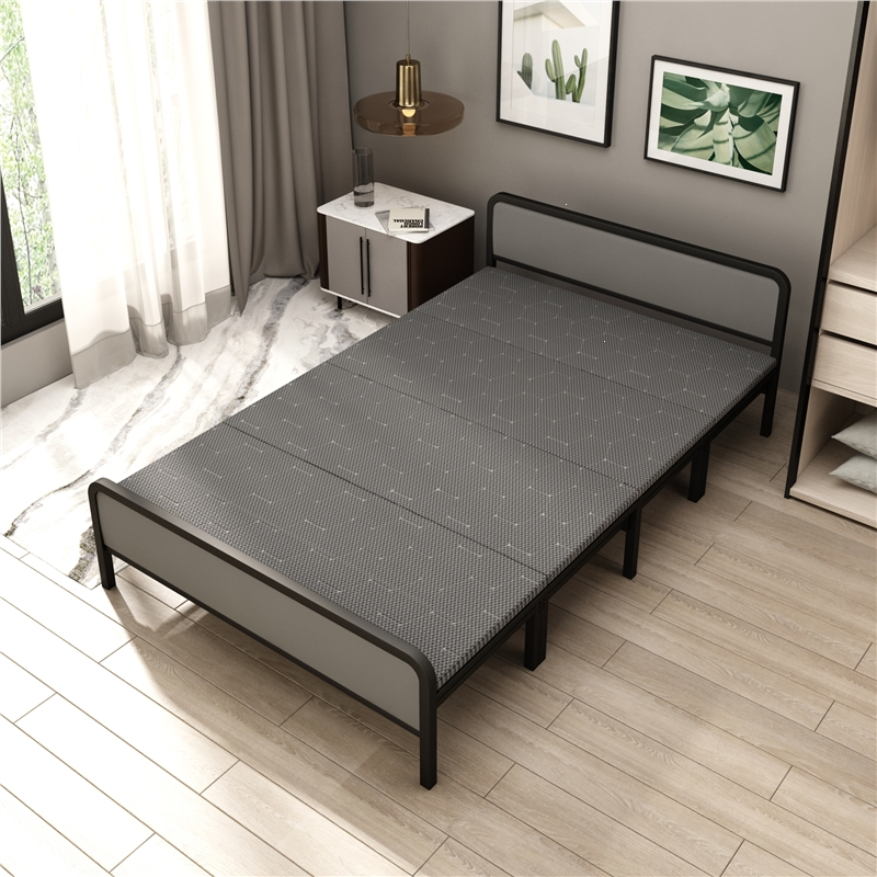 藤印象折叠床钢丝床床铁床单人床成人出租屋简易床小铁艺床午休床可