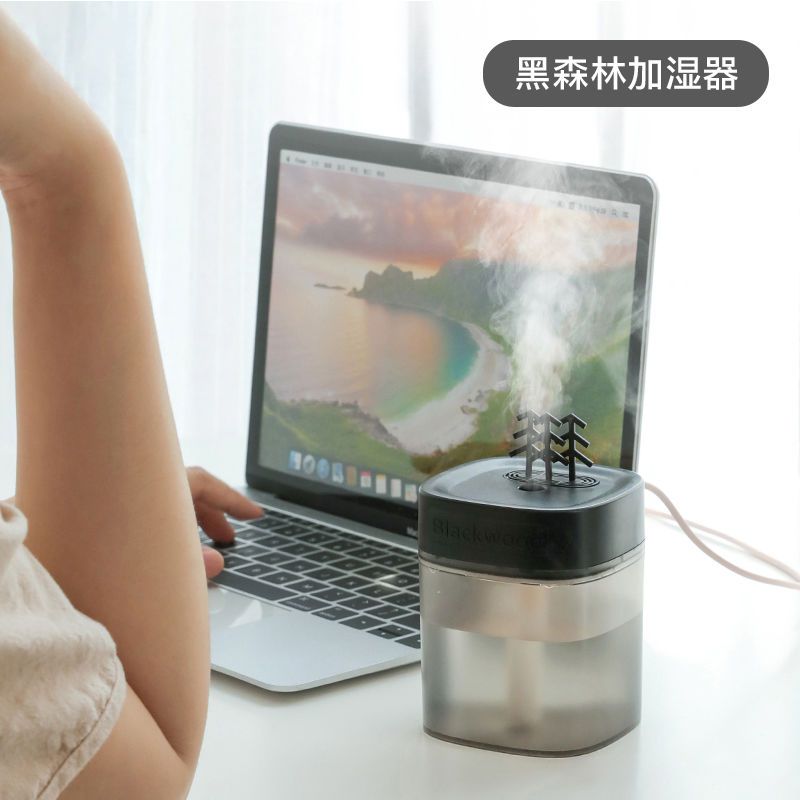 迷你加湿器usb香薰车载加湿办公家用小型学生宿舍桌面喷雾|黑色