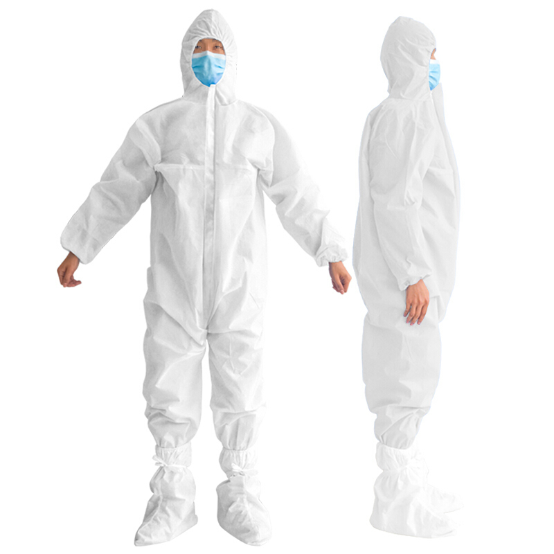 海迪科 一次性医用隔离防护衣 全身无纺布隔离服 B型连体式覆膜隔离防护工作服（不含鞋套）
