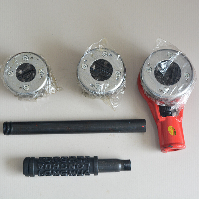 BONJEAN74型套丝机手动 轻型管子绞板板牙 套丝工具手动套丝机水管 6分板牙(单拍不)高清大图
